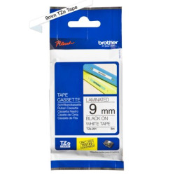 Cinta Rotuladora Original BROTHER TZE-221 9mm x 8m Negro sobre Blanco - TZE221