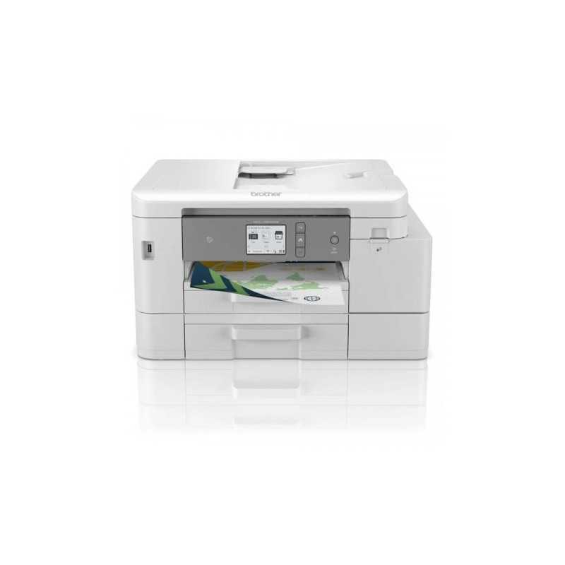 Impresora Multifunción Tinta BROTHER MFC-J4540DW Color - Dúplex · ADF · 10PPM · 1200x2400 · 1200ppp · USB/WiFi - Cartuchos LC...