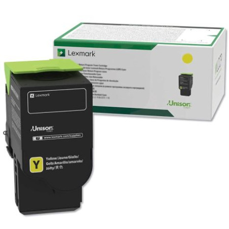 Toner Original LEXMARK 78C20Y0 Amarillo - 78C20Y0 [PAG-1400]