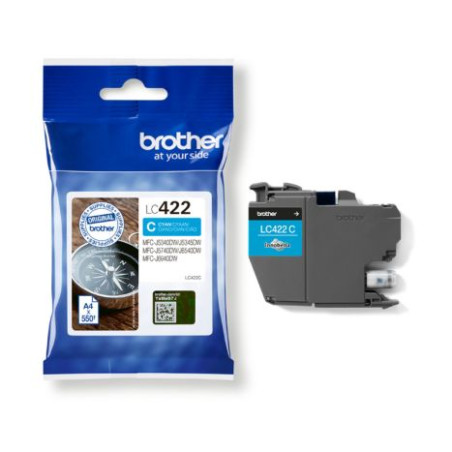 Cartucho Original BROTHER LC422 Cian - LC422C [PAG-550]