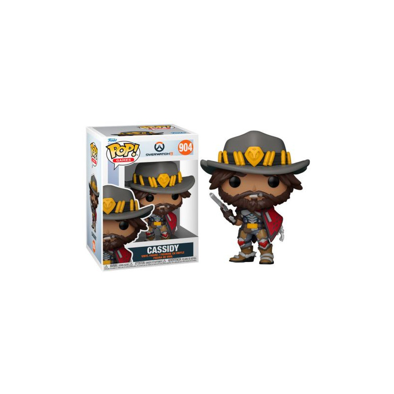 FUNKO POP Cassidy 904 - Overwatch 2 - 889698591898