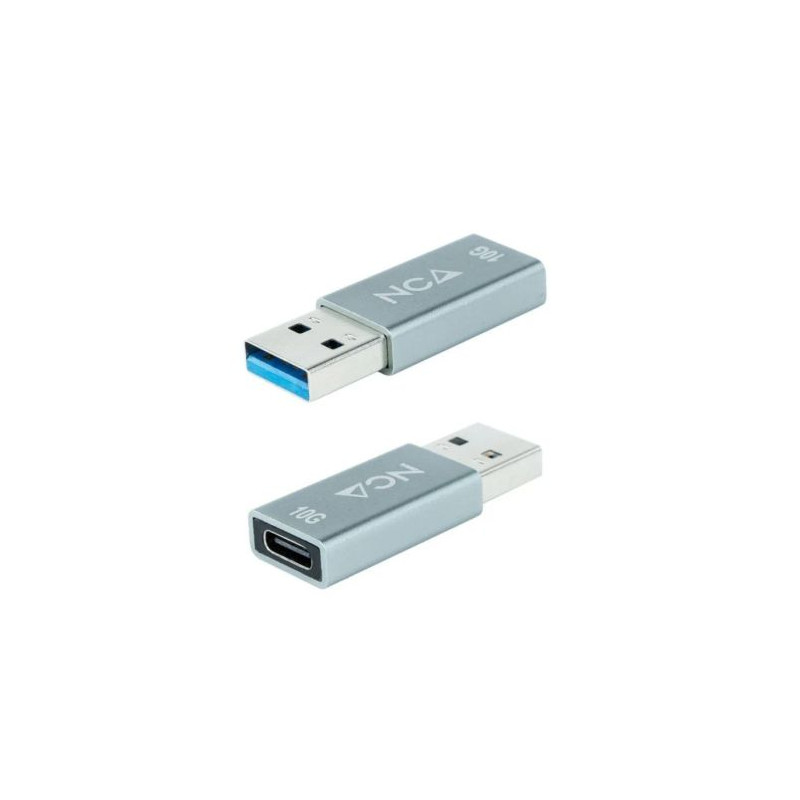 Adaptador USB 3.1/M a USB Tipo C/H · Gris