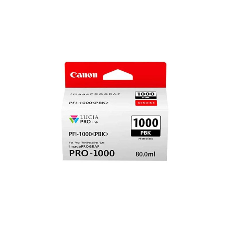 Cartucho Original CANON PFI-1000 Negro Foto - 0546C001 [ML-80]