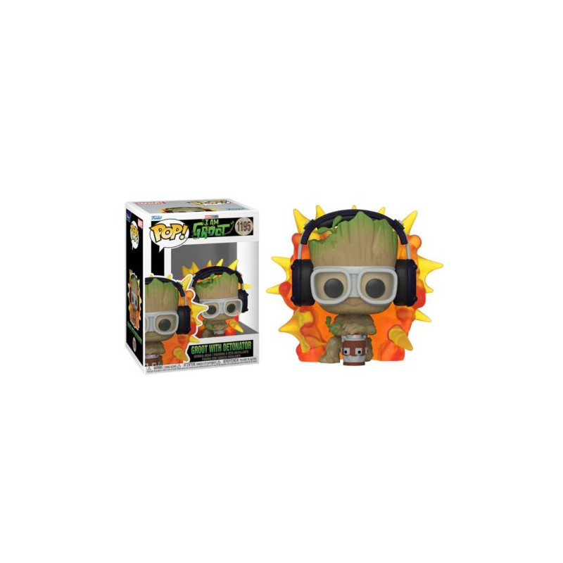 FUNKO POP Groot con Detonador 1195 - Yo Soy Groot - 889698706537