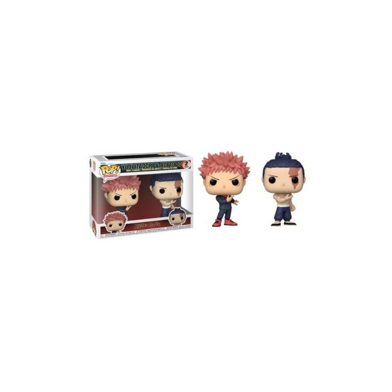 Pack 2 FUNKO POP Yuji Itadori & Aoi Todo - Jujutsu Kaisen - 889698720410