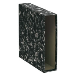 Funda de Archivador DOHE 09142 - A4 · Lomo Ancho · Negro Jaspeado