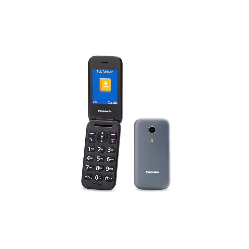 Teléfono Móvil PANASONIC KX-TU400EXG - 2.4 · Para Personas Mayores · Gris