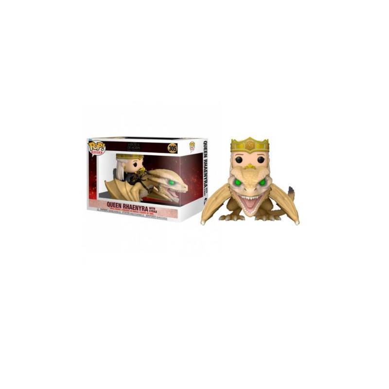FUNKO POP Reina Rhaenyra en Syrax 305 - La Casa del Dragón - 889698764902