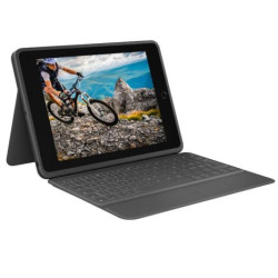 Funda con Teclado para Tablet LOGITECH Rugged 920-009317 - 10.2 · Negro