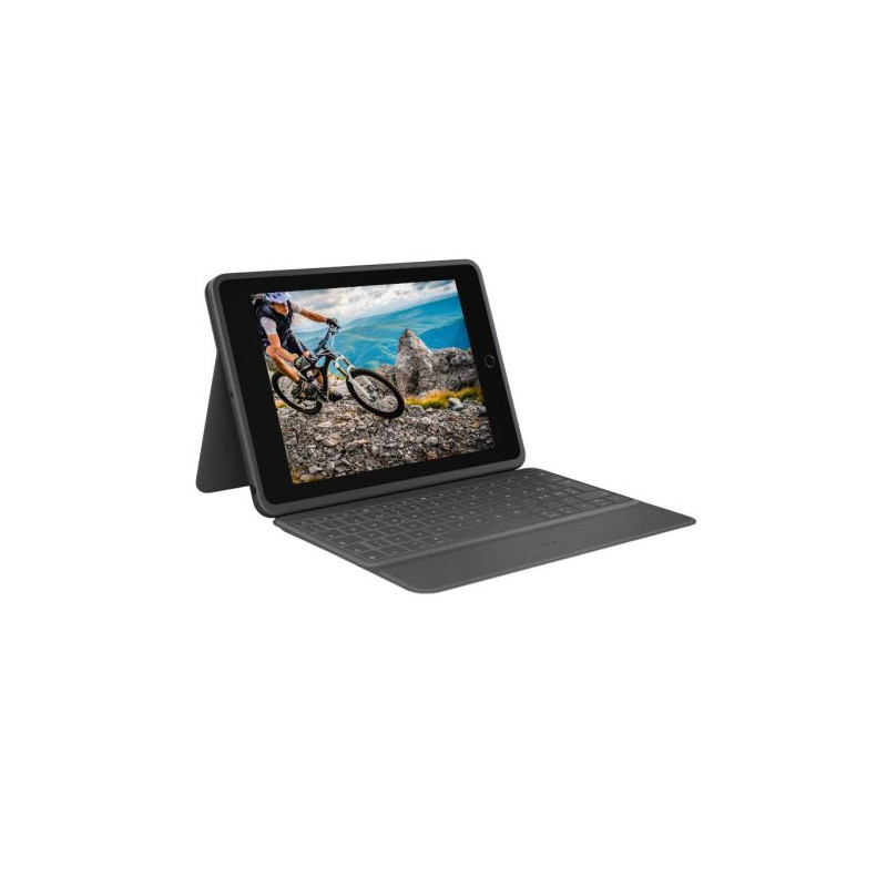 Funda con Teclado para Tablet LOGITECH Rugged 920-009317 - 10.2 · Negro