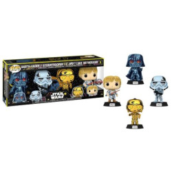 Pack 4 FUNKO POP Darth Vader