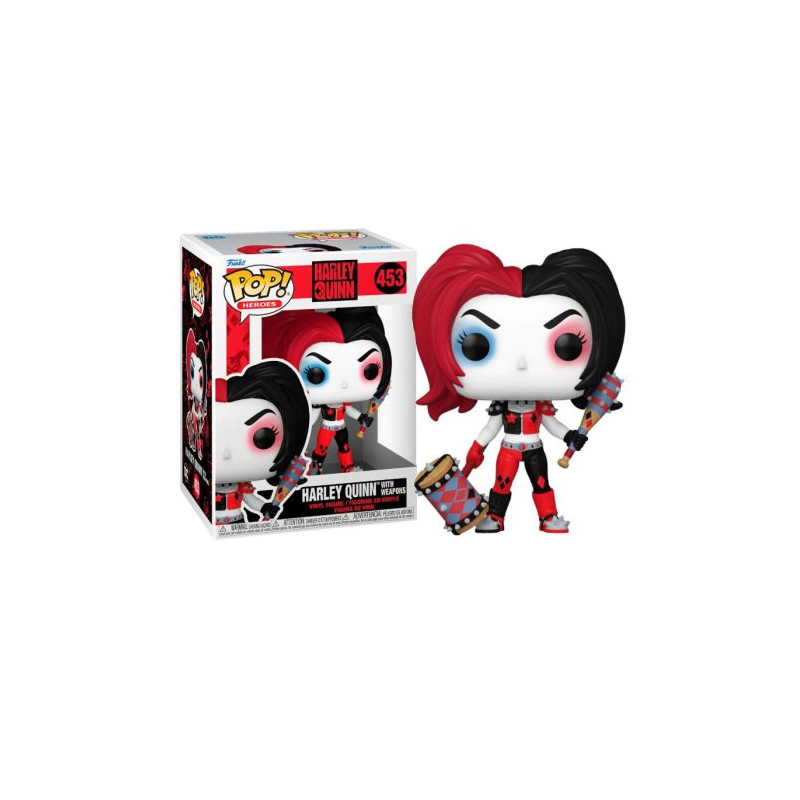 FUNKO POP Harley Quinn con Mazos 453 - Harley Quinn - 889698656160