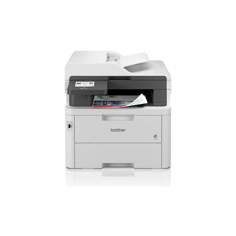 Impresora Multifunción Láser BROTHER MFC-L3760CDW Color - Dúplex · 26PPM · 600x2400 · 1200ppp · USB 2.0/WiFi - Tóner TN248