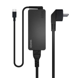Cargador para Portátil AISENS ASCH-1PD65D-BK - 65W - USB Tipo C