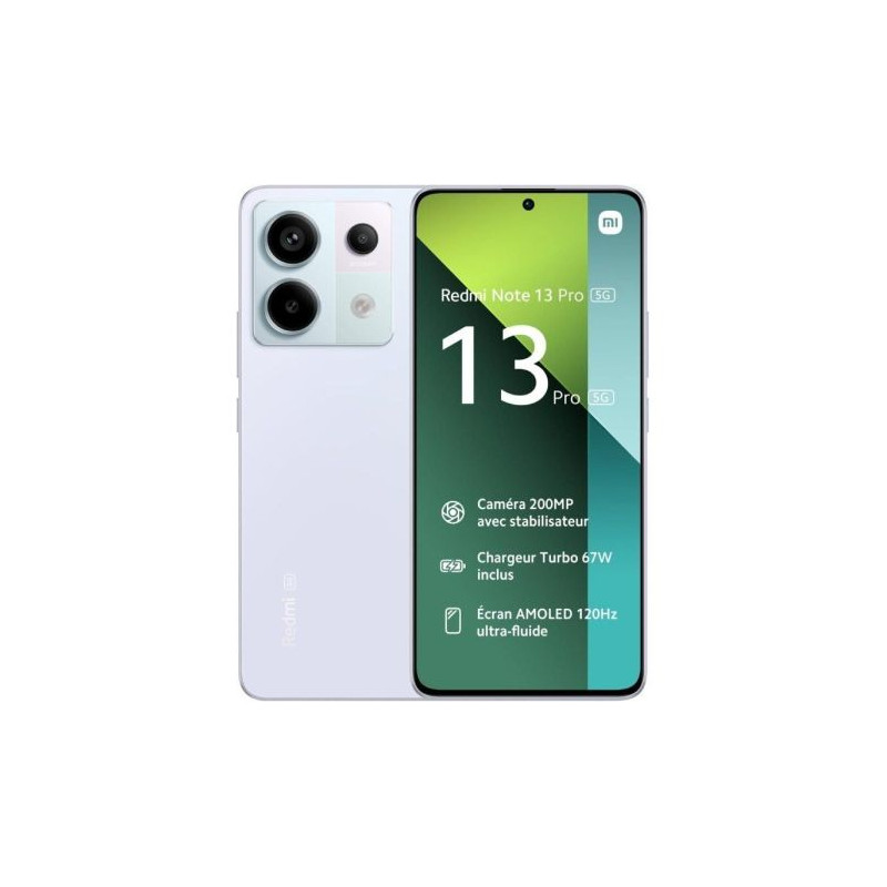 Smartphone XIAOMI Redmi Note 13 Pro MZB0FFVEU - 5G · Snapdragon Gen2 · 6