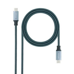 Cable USB 3.2 GEN2 USB Tipo C/M a USB Tipo C/M - 3 m · Gris