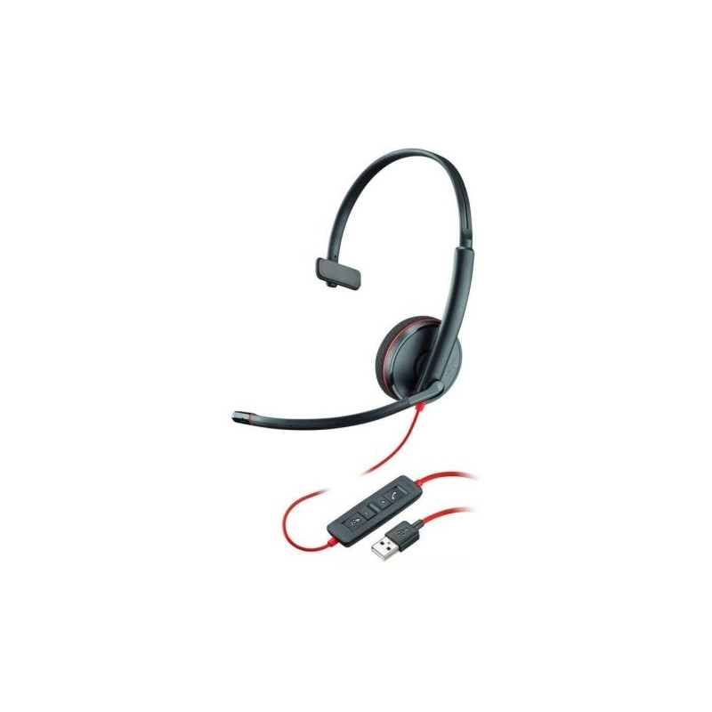 Auriculares con Cable PLANTRONICS Blackwire C3210 - USB · Micrófono · Negro