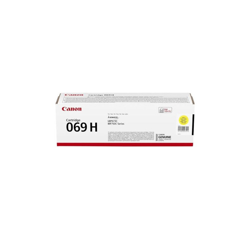 Toner Original CANON 069H Amarillo - 5095C002 [PAG-5500]
