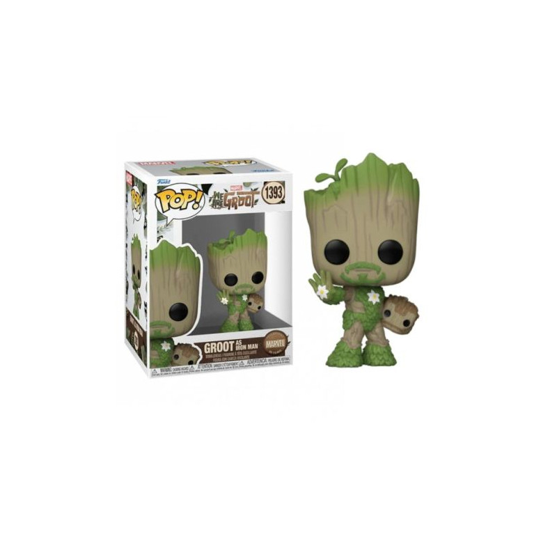 FUNKO POP Groot como Iron Man 1393 - Somos Groot - 889698795166