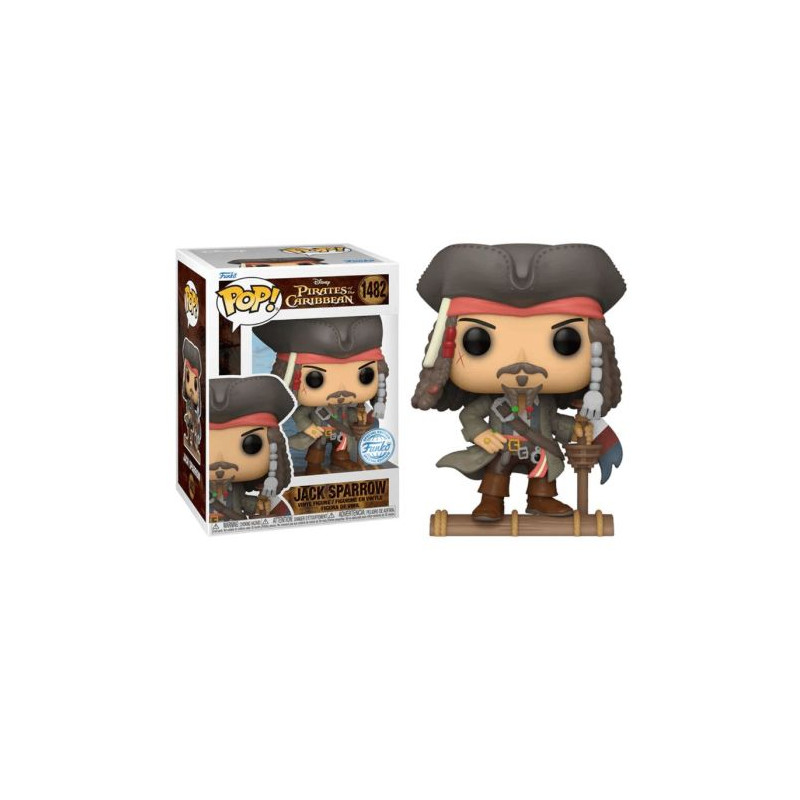 FUNKO POP Jack Sparrow 1482 - Piratas del Caribe Edición Especial - 889698819404