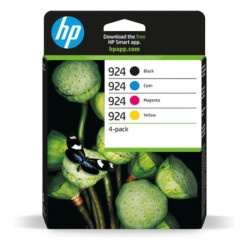 Pack 4 Cartuchos Originales HP 924 BK+C+M+Y - 6C400NE [PAG-500]