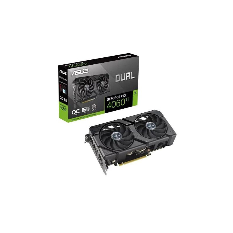 Tarjeta Gráfica ASUS Dual Geforce GTX 4060 TI EVO OC 16GB GDDR6 - 90YV0JH8-M0NA00