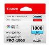 Cartucho  Original CANON PFI-1000 Cian Foto - 0550C001 [PAG-3755] [ML-80]