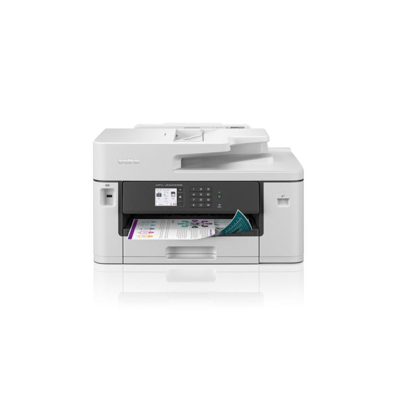 Impresora Multifunción Tinta BROTHER MFC-J5340DWE Color - A3 · Dúplex · 28ppm · 2400x1200 ·600ppp · USB/WiFi - Cartuchos LC42...