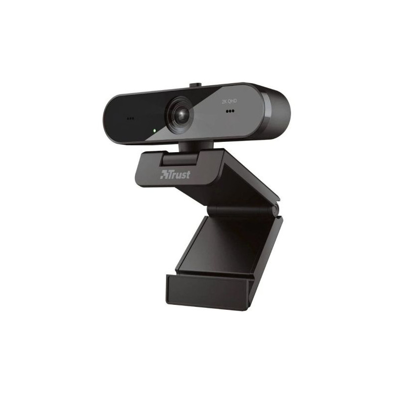Webcam TRUST TW-250 24733 - 2560x1440 QHD · Micrófono · Enfoque Automático · USB 2.0 · PC