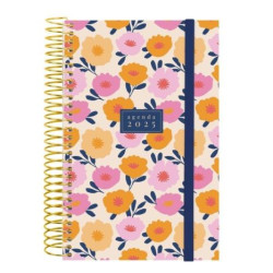 Agenda Anual 2025 FINOCAM 742292925 - E5 · Día Página · Flores