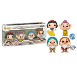 Pack 4 FUNKO POP Blancanieves