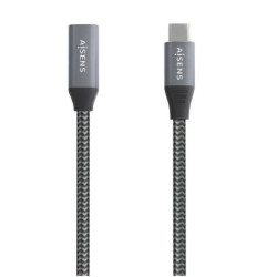 Cable USB 3.2 Tipo C/M a USB Tipo C/H - 2m · Gris