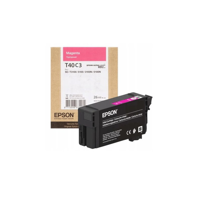 Cartucho  Original EPSON XD2 Magenta - C13T40C340 [ML-26]