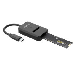 Docking USB Tipo C AISENS ASUC-M2D011-BK - USB 3.1 Gen2 · SATA/NVME