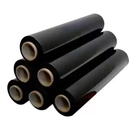 00003 FILM DE PALETIZAR ROLLO 23 MICRAS 2KG 500MM ANCHO NEGRO