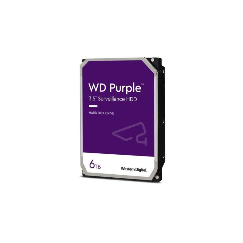 Disco Duro HDD WESTER DIGITAL WD64PURZ - 6TB · SATA III · 3.5 · Búfer 256MB