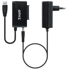 Adaptador para Discos Duros TOOQ TQHDA-01A  - USB 3.0 · SATA · Negro