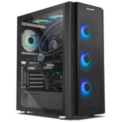 Caja Semitorre Gaming NOX Hummer Horus - E-ATX · Micro-ATX · Mini ITX · 2x3.5 · 1x2.5 · USB 3.0 · USB 2.0 · ARGB · Negro