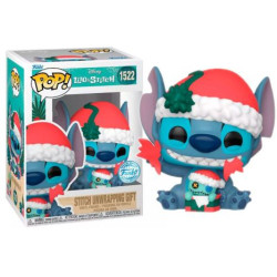 FUNKO POP Stitch Abriendo Regalos de Navidad 1522 - Lilo y Stitch - 889698828604