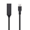 Cable Prolongador USB 3.0 Tipo A/M a Tipo A/H - 10m · Negro