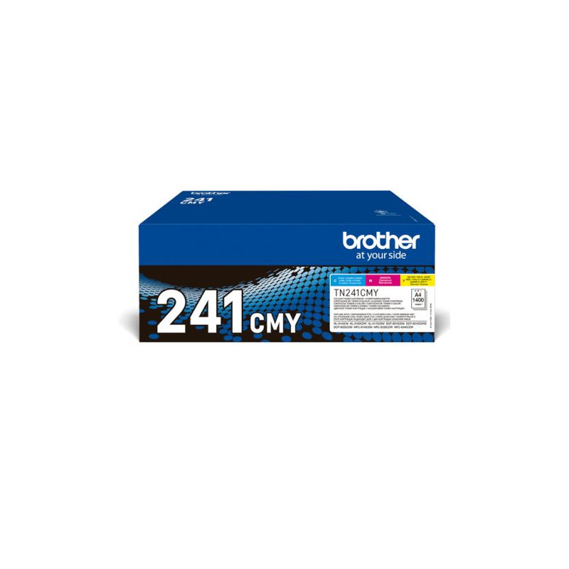 Pack 3 Tóner Originales BROTHER TN241 CMY - TN241CMY [PAG-1400]