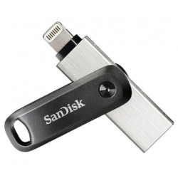 Pendrive SANDISK iXpand Go - 256GB · USB 3.0 · Negro/Plata
