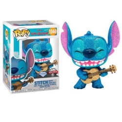 FUNKO POP Stitch con Ukelele 1044 - Lilo y Stitch Edición Especial Brillante - 889698574884