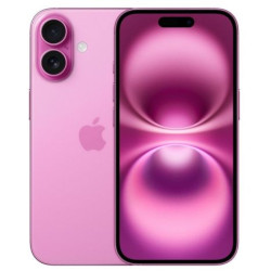 Smartphone APPLE 16 MYEG3QL/A - Chip A18 · 6.1 Súper Retina XDR · 256GB · iOs 18 · Rosa