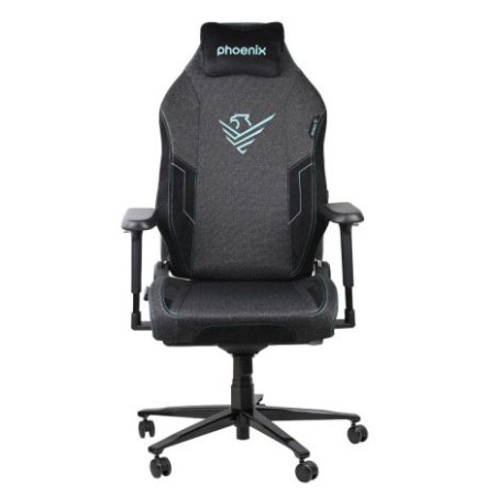 Silla Gaming PHOENIX Monarch - Diseño Ergonómico · Tela · Talla XL · Negro