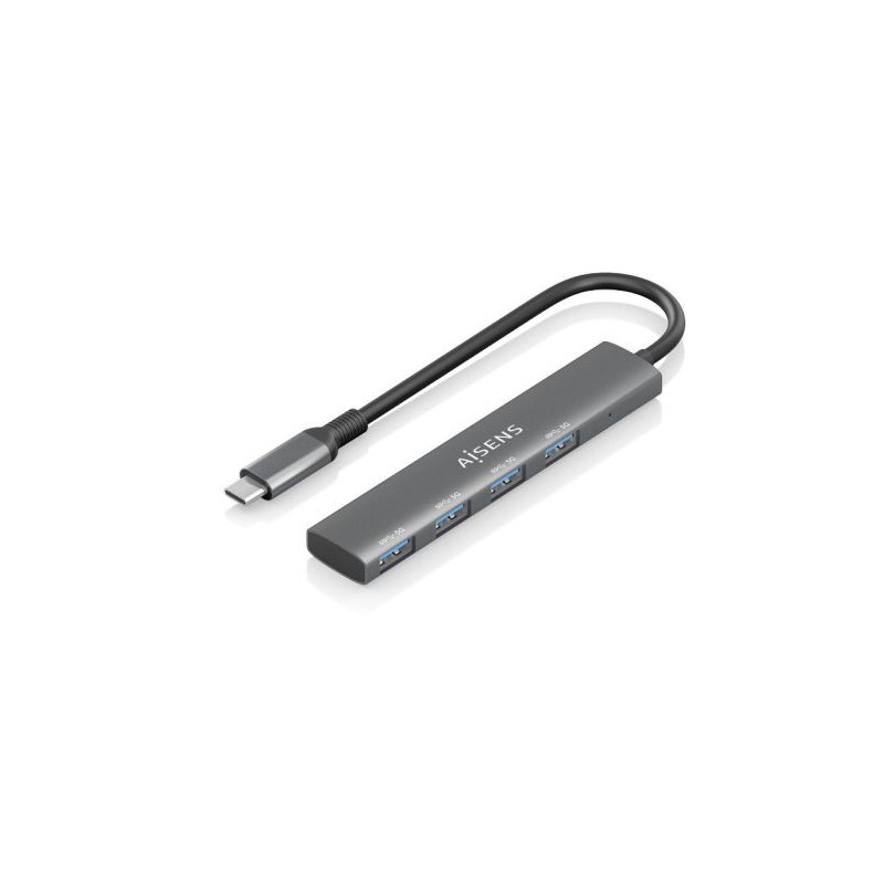 HUB USB Tipo C 3.1 4xUSB/H · Gris · 0.15m