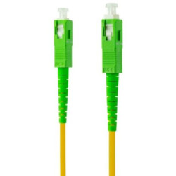 Cable de Fibra Optica Latiguillo SC/APC a SC/APC - 1m · Amarillo