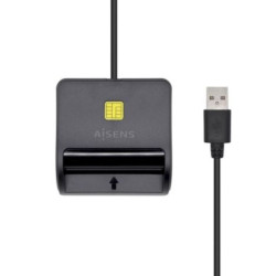 Lector  de Tarjetas Externo AISENS ASCR-SN01-BK - USB 2.0 · DNI · Negro