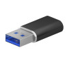 Adaptador USB 3.2/M a USB Tipo C /H - Negro