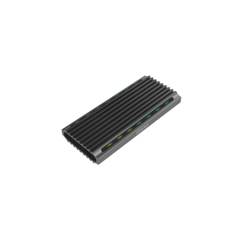 Caja Externa para Disco SSD AISENS ASM2-RGB011GR - 2TB · USB Tipo C · Gris